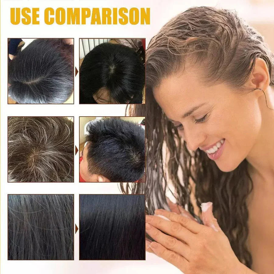 Japanese Long Lasting Natural Hair Dye Shampoo ((Buy 1 Get 1 Free))