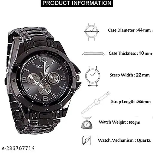 Luxury Stainless Steel Watch