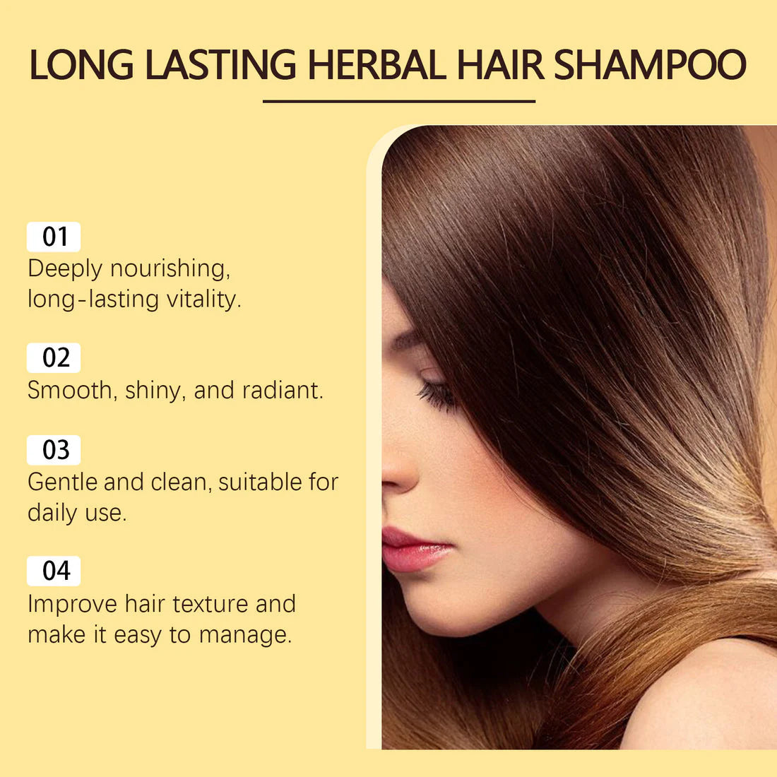 Japanese Long Lasting Natural Hair Dye Shampoo ((Buy 1 Get 1 Free))